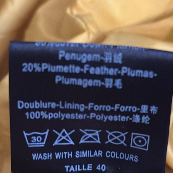 COP. COPINE Long Black Coat Asymmetrical Zipper Sz 40‎ M L Turbo Doudoune Down - Picture 8 of 11